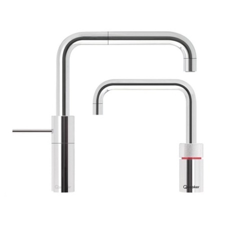 QUOOKER PRO3 NORDIC SQUARE TWINTAP CHROOM - 3NSCHRTT - Afbeelding 2